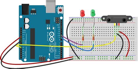 Proximity (GP2Y0A21YK ) distance Sensor with Arduino - theoryCIRCUIT ...