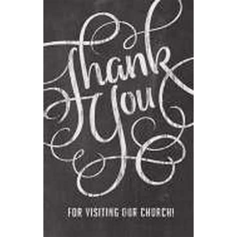 Postcard-Thank You For Visiting Our Church (Pack Of 25) - Walmart.com - Walmart.com