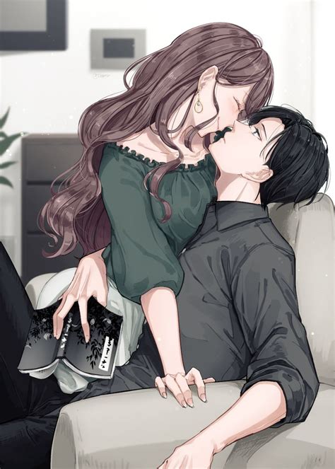 Pin de Emilija em Anime/Manga couples | Casais românticos de anime, Casal anime, Beijo de anime