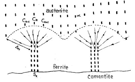 The frontal growth of pearlite (theory) Fig. 6-Interface between... | Download Scientific Diagram