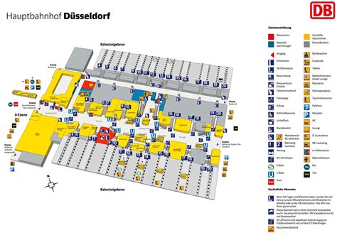 Düsseldorf hauptbahnhof map (central train station) - Ontheworldmap.com