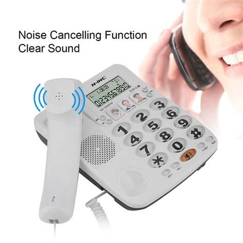 OTVIAP 2-line Corded Phone with Speakerphone Speed Dial Corded Phone ...