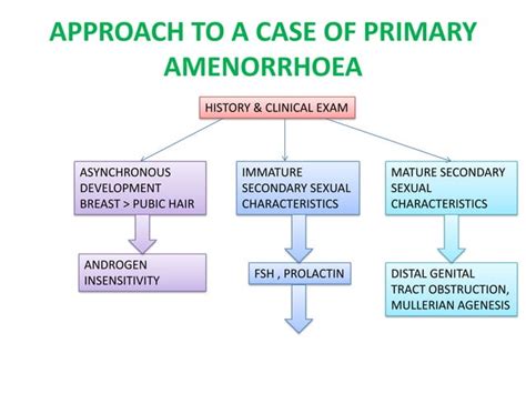 Primary amenorrhoea | PPT