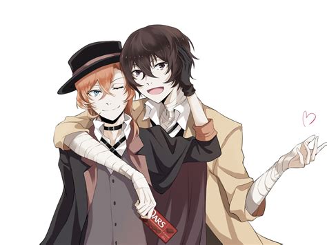 Download Chuuya Nakahara Osamu Dazai Anime Bungou Stray Dogs 4k Ultra HD Wallpaper