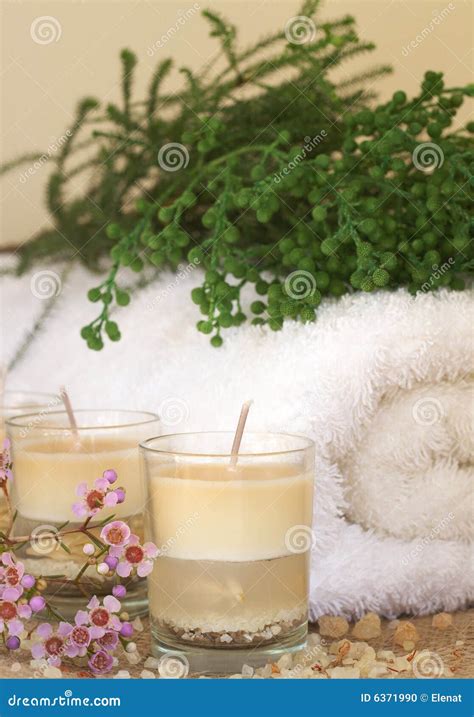 Relaxing spa scene stock photo. Image of invigorating - 6371990