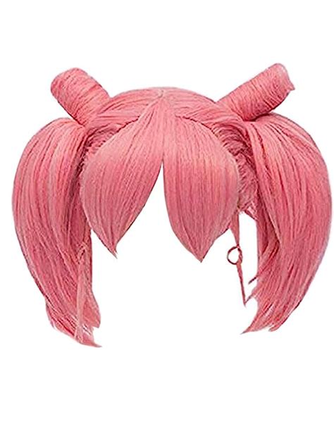 Amazon.com: Angelaicos Women's Prestyled Bun Anime Party Cosplay Wigs ...