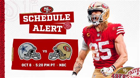 49ers to Take On Cowboys in an NFC Divisional Game Rematch in Week 5