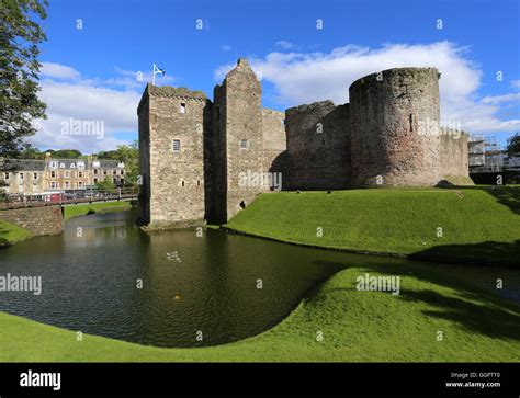 Exterior of Rothesay Castle Rothesay Isle of Bute Scotland August 2016 ...