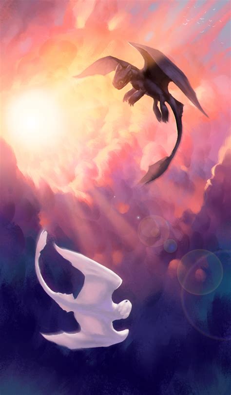 ArtStation - Romantic Flight - HTTYD Discover Your Duo