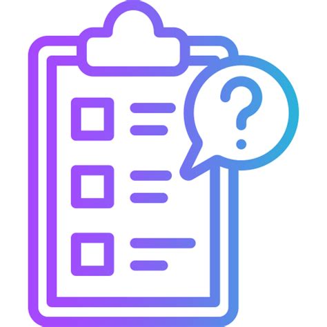 Questionnaire - Free files and folders icons