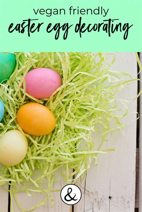 Vegan and Allergy Friendly Easter Egg Decorating