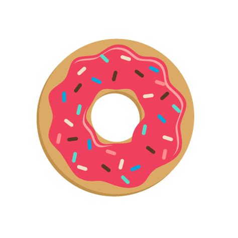 Doughnut Cartoon - Pink Donut png download - 500*500 - Free Transparent Doughnut png Download ...