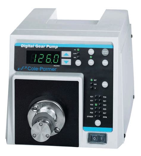 Cole Parmer Gear Pump System Benchtop Digital Drive 1 17 mL rev 115 VAC ...