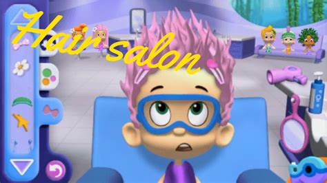 Bubble Guppies game in Good Hair Day Hari salon learning game Free ...