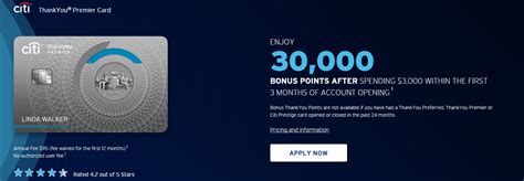 Citi ThankYou Premier 30,000 Points Bonus - Doctor Of Credit