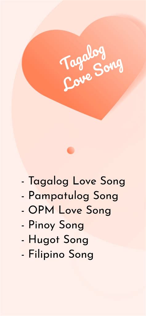 Tagalog Love Songs : OPM Songs for Android - Download