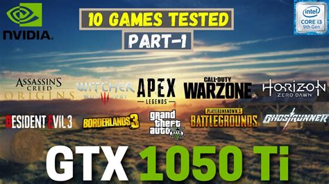 GTX 1050 ti Benchmarks | 10 Modern Games Tested | - YouTube