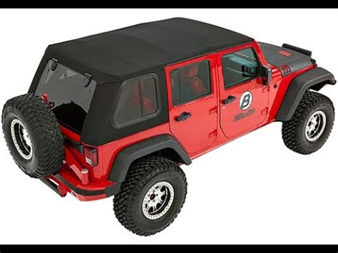 Bestop Jeep Wrangler Trektop Pro Soft Top Installation - YouTube