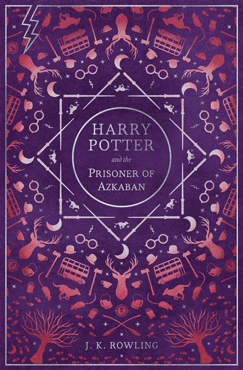 the cover to harry potter and the prisoner of azkaban by j k rowling