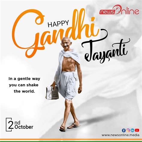 Gandhi Jayanti 2023 Quotes, Images, Wishes, Poster, Status, Messages