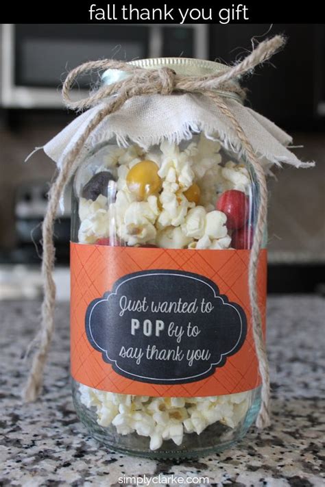 Low Calorie Popcorn Fall Gift Idea - Simply Clarke | Client gifts, Fall gifts, Client ...