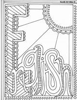Subject Cover Pages Coloring  CLASSROOM DOODLES sketch template