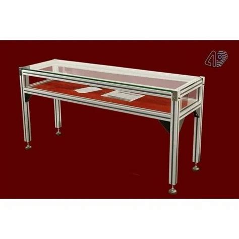 Glass Product Display Table at best price in Nashik by Abhay Products | ID: 4408870448