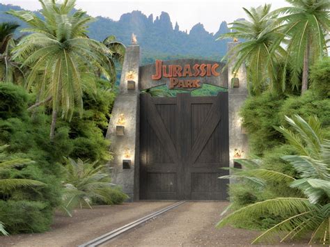 Jurassic Park Gate Wallpapers - Top Free Jurassic Park Gate Backgrounds - WallpaperAccess