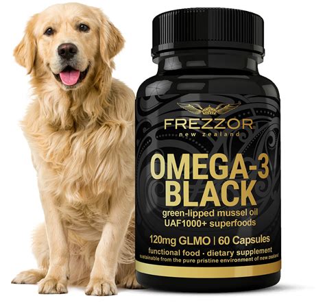 Buy FREZZOR Omega 3 for Dogs - Anti-Inflammatory Green-Lipped Mussel Oil UAF1000+ for Dogs, Cats ...