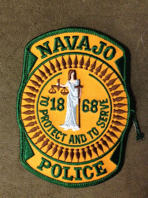 Navajo Police Patch : ProtectAndServe