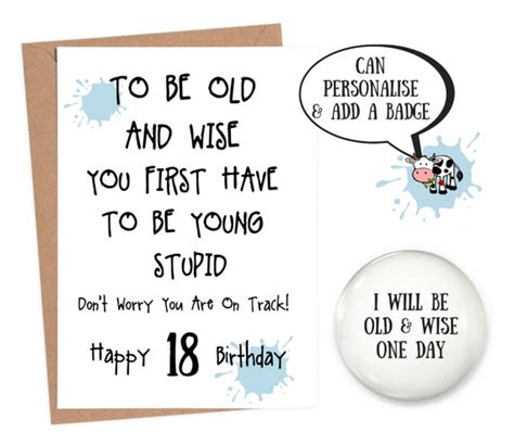 Funny Cards For 18th Birthday - Kids Birthday Party