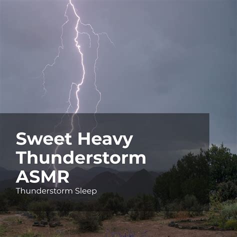 Sweet Heavy Thunderstorm ASMR by Thunderstorm Sleep, Thunderstorm ...