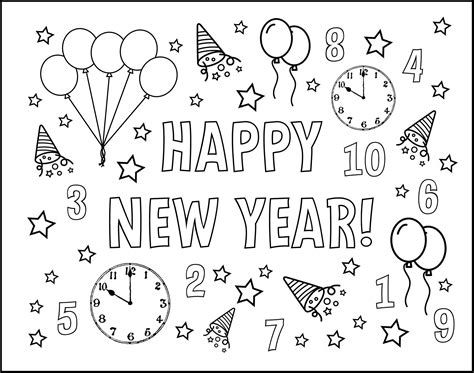 New Years Eve Printable - Printable Word Searches