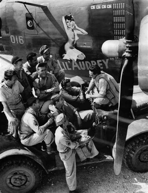 B-24 Liberator crew by 100 Mission 11th Bomb Group "Lil Audrey" | World ...