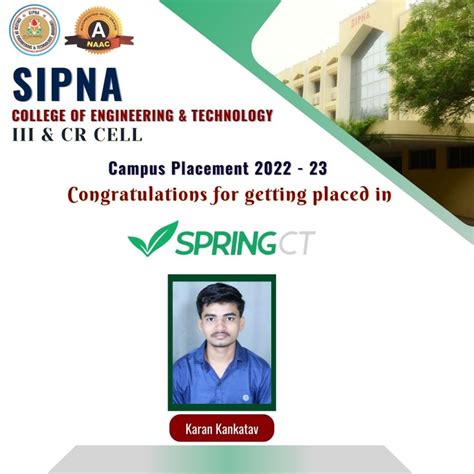 Campus Placement 2022-23 – Sipna College Of Engineering And Technology, Amravati