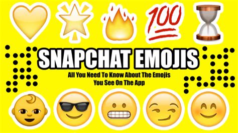 Snapchat Emojis: 👻 All You Need To Know About The 🌟 Emojis On The App | 🏆 Emojiguide