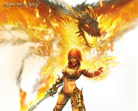 Download Video Game Golden Axe: Beast Rider Art