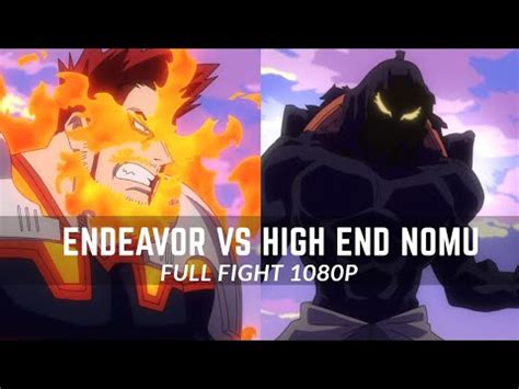 Endeavor Vs High End Nomu Full Fight | 1080p 60fps | Boku No Hero ...