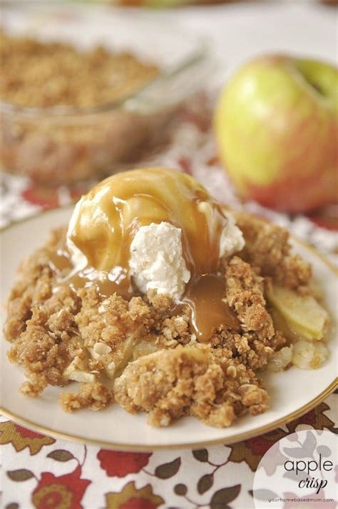 Apple Crisp is the perfect fall dessert. Just add ice cream!