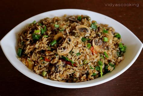 Mushroom Fried Rice Recipe