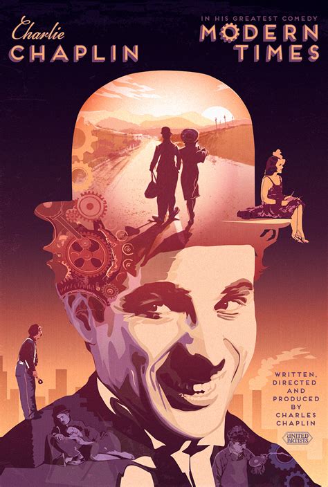 Charlie Chaplin Modern Times Poster