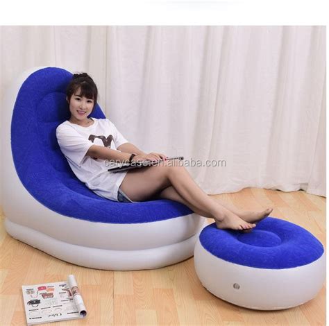 Computer Chair Lazy Inflatable Sofa,Inflated Bean Bag Seat,Home Living Room Furniture With ...