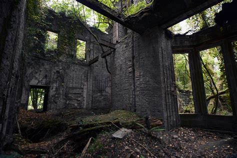 The Modern Error — Buchanan Castle abandoned mansion in Scotland,...