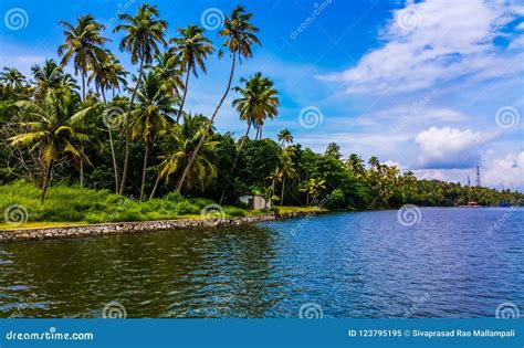 Scenic Backwaters of Kerala Stock Image - Image of scenic, beautiful ...