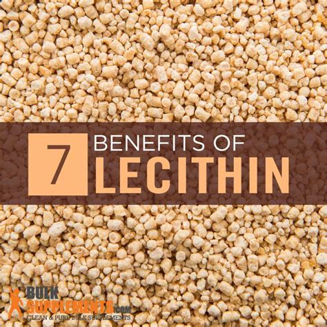 Lecithin Benefits, Side Effects and Dosage