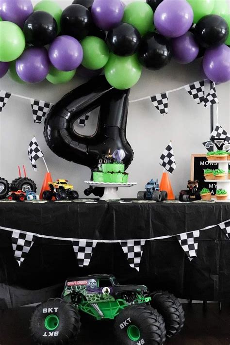 Monster Jam Party Ideas - Rev up the Fun!