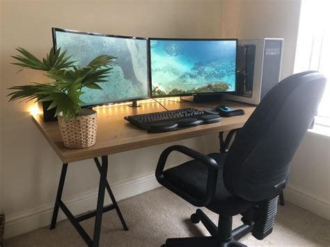 No RGB. Just clean and simple | Home, Simple computer desk, Home office setup