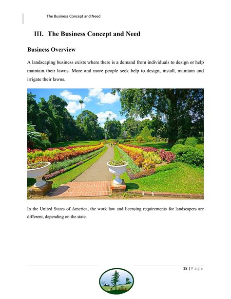 Landscaping Business Plan Template Sample Pages - Black Box Business Plans