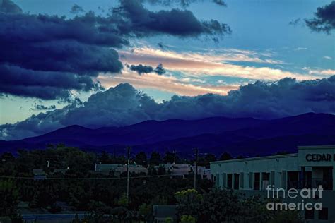 Sunset In Santa Fe New Mexico Photograph by Diana Mary Sharpton