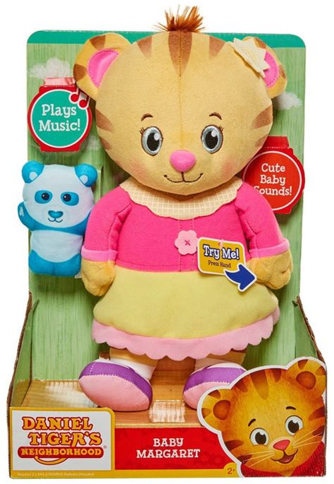 Daniel Tigers Neighborhood Baby Margaret 12 Plush with Sound Jakks Pacific - ToyWiz